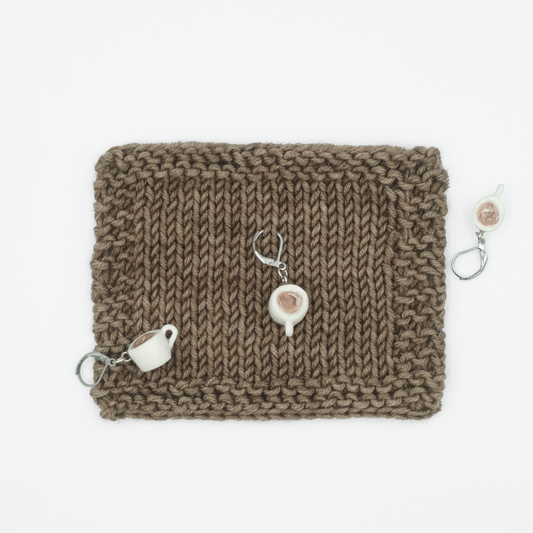 hot choc stitch marker