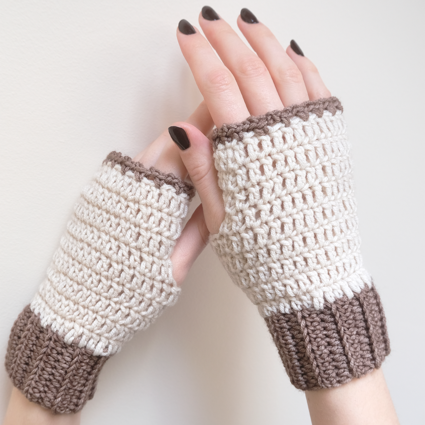 essential hand warmers - crochet pattern pdf & video guide