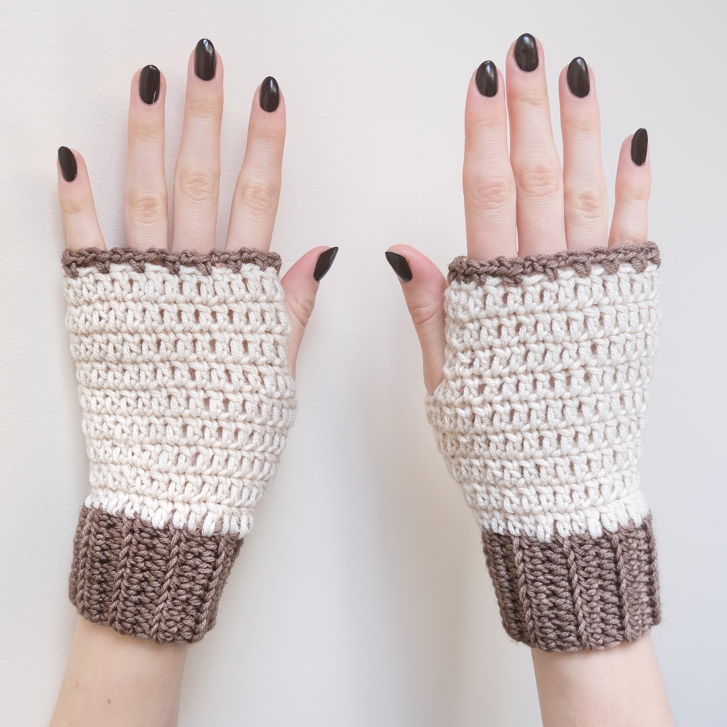 essential hand warmers - crochet pattern pdf & video guide