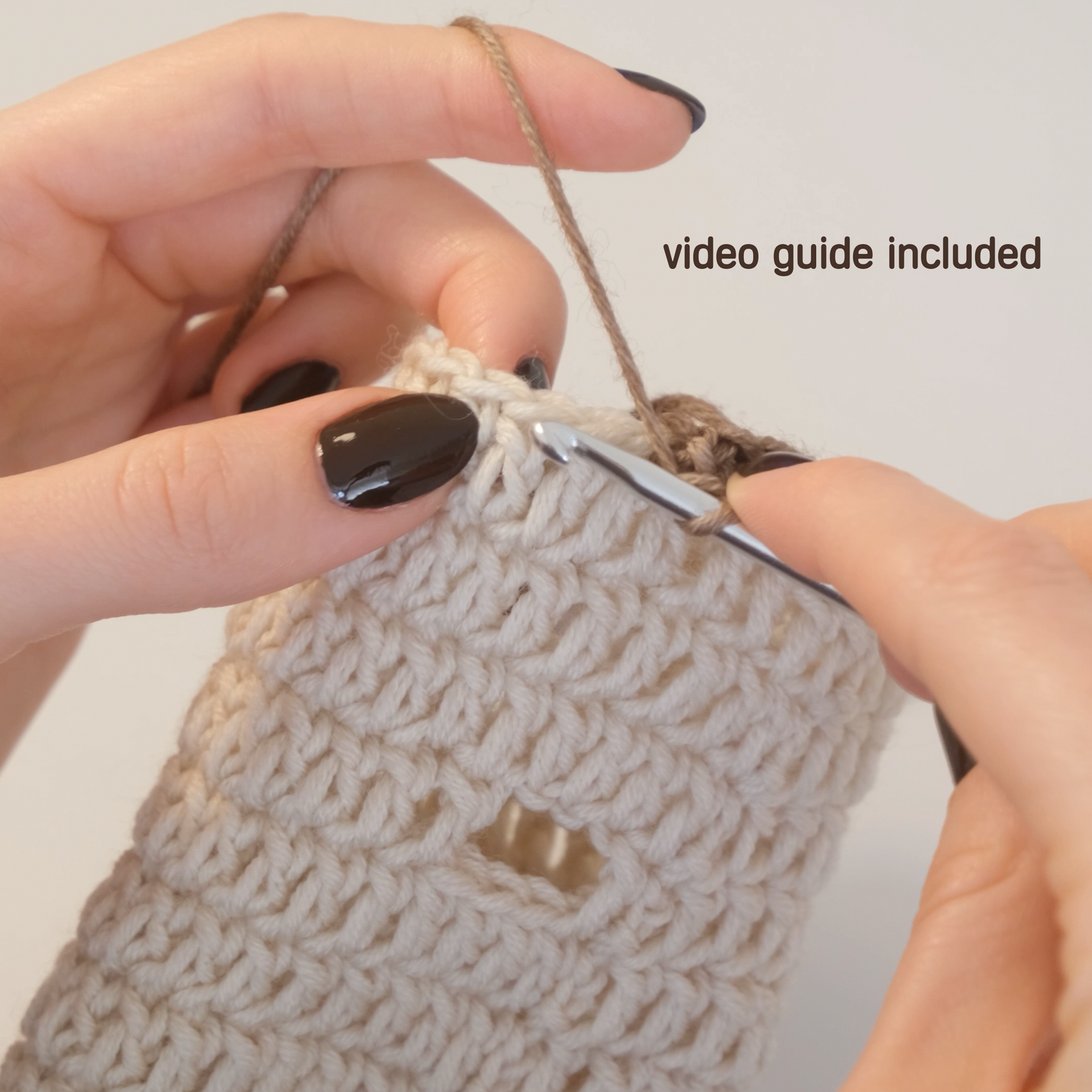 essential hand warmers - crochet pattern pdf & video guide