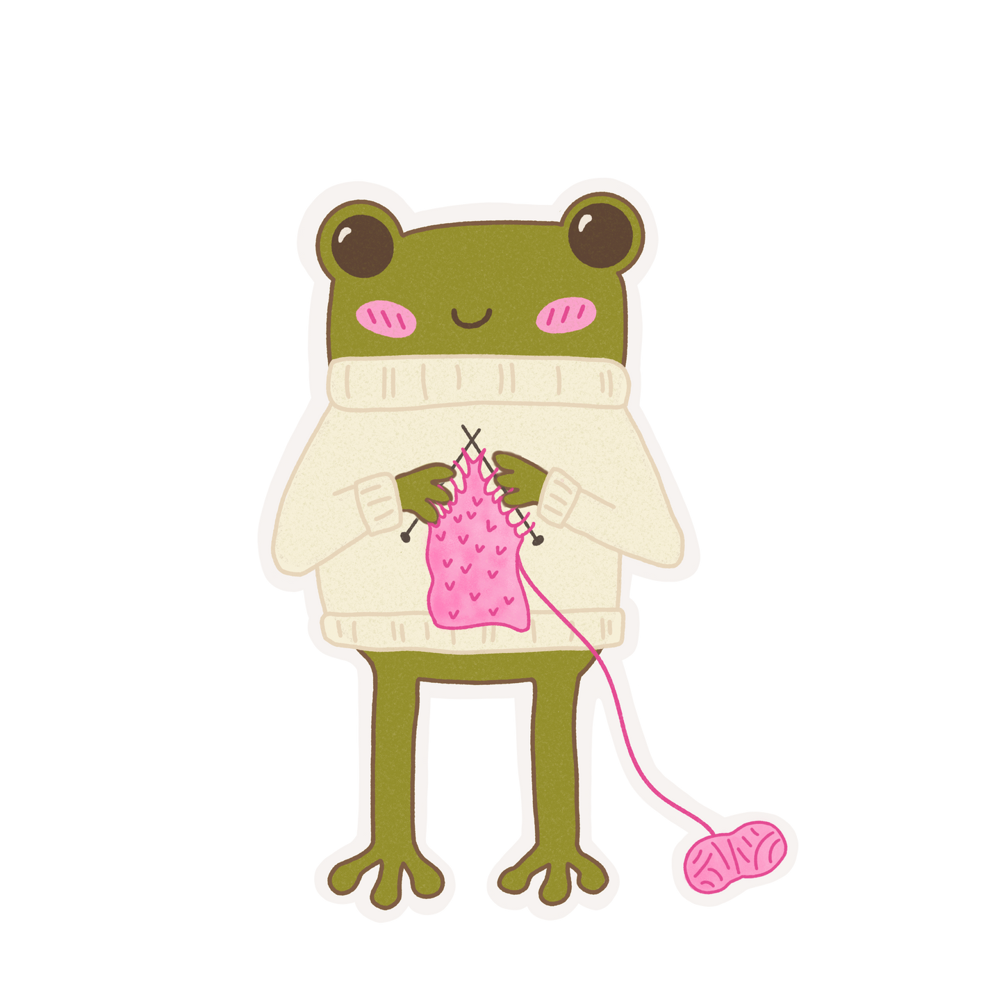 tod frog sticker