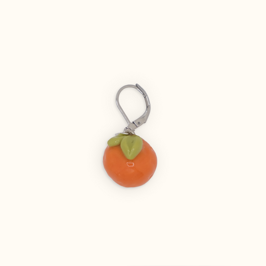 Orange Stitch Marker