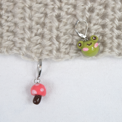 Tod the Frog Stitch Marker