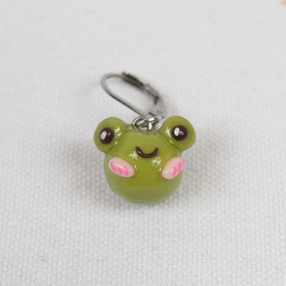 Tod the Frog Stitch Marker