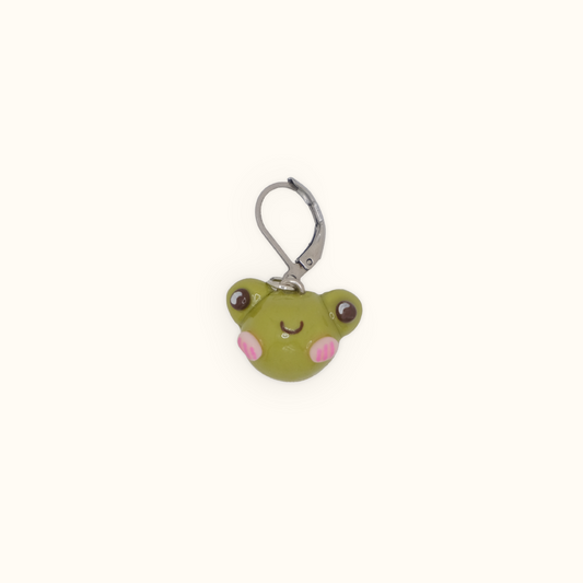 Tod the Frog Stitch Marker